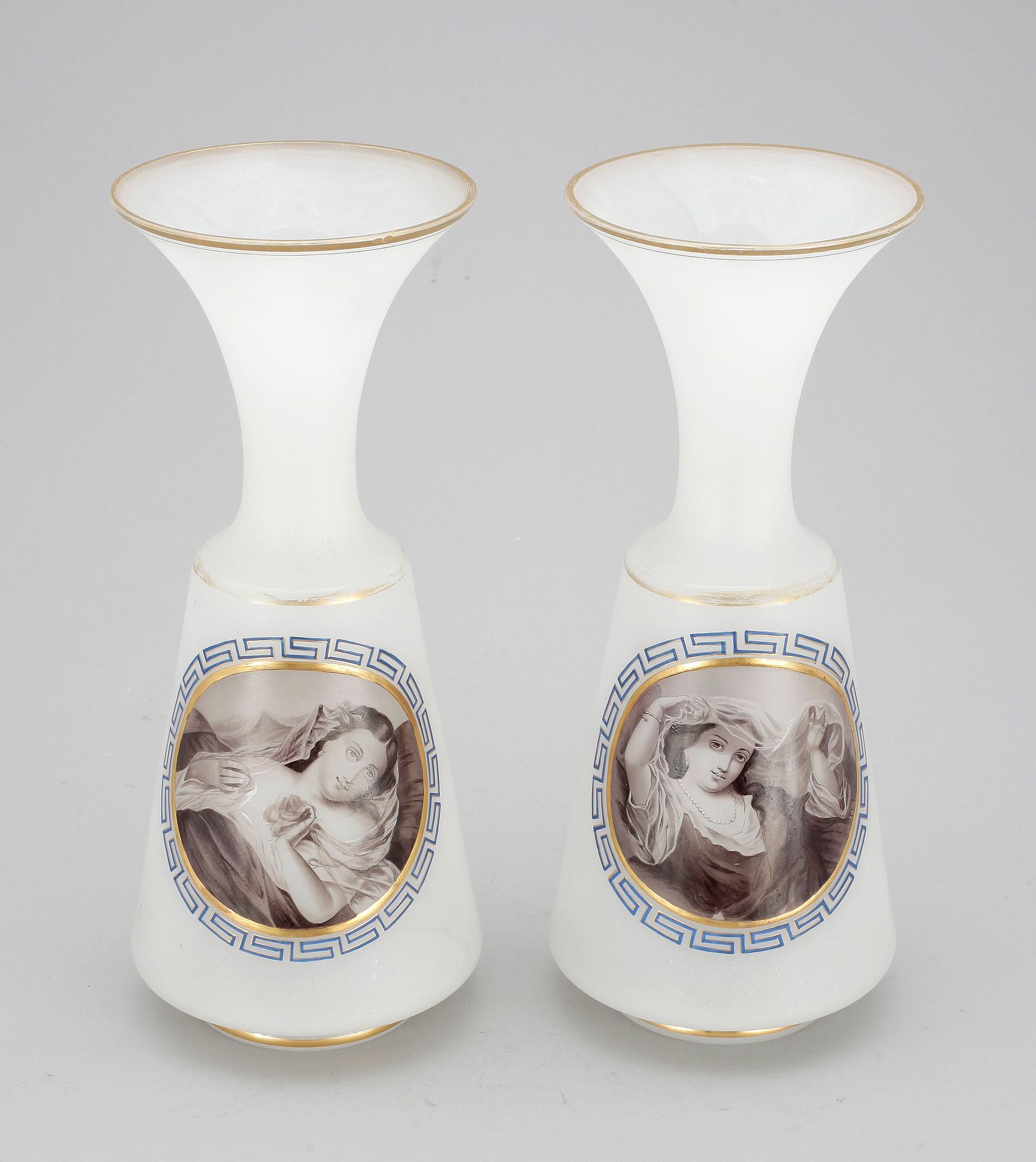 VAS, ett par, glas, trol. Ryssland. Slutet av 1800-talet.