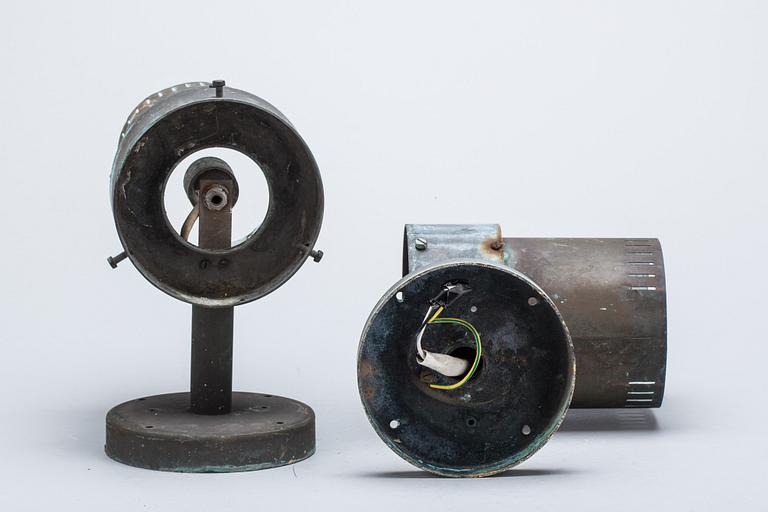 YTTERBELYSNING, ett par, Atelje Lyktan. 1900-talets senare del.