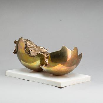 JENS-FLEMMING SØRENSEN, skulptur, brons, signerad och numrerad 8/8 samt daterad -77.