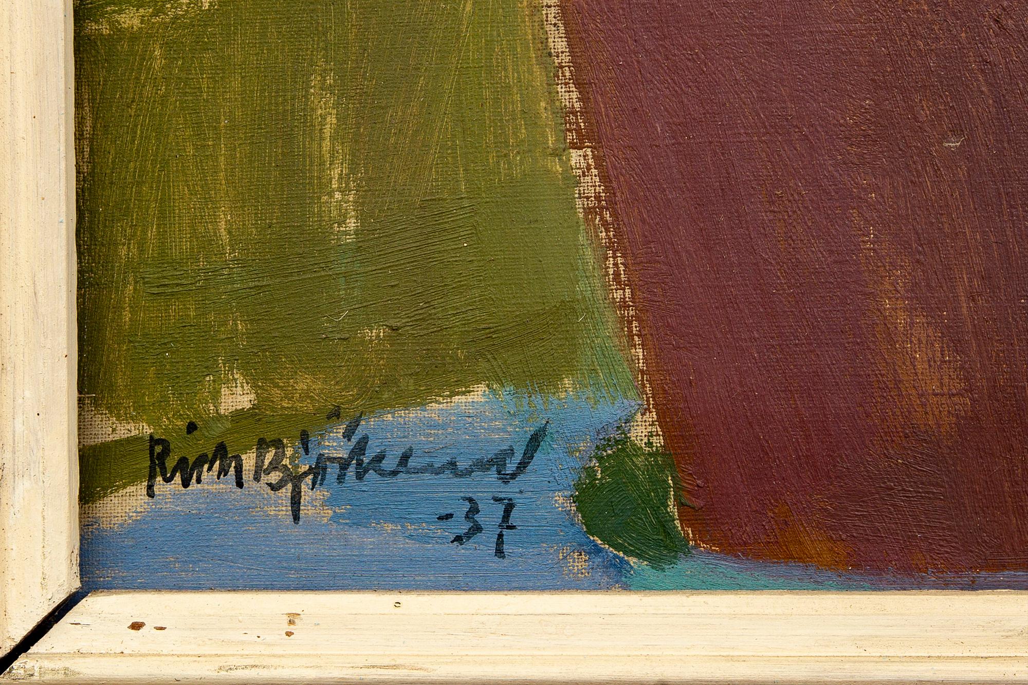 RICHARD BJÖRKLUND, a signed and dated oil on canvas.