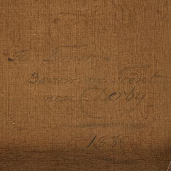 GEORGE TURNER, oil on canvas, signed Geo. Turner and dated 1880.