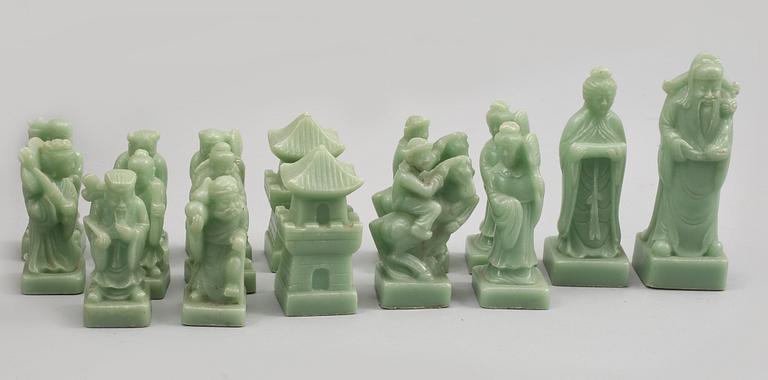 SCHACKSPEL, orientaliskt, 1900-tal.