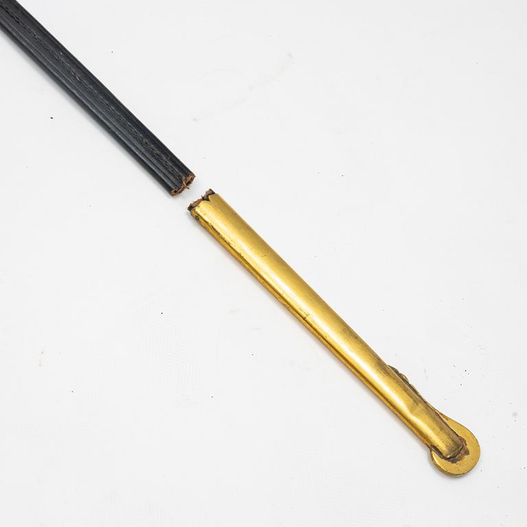 Sabel, svensk, 1800-tal,för sjöofficer, med balja.