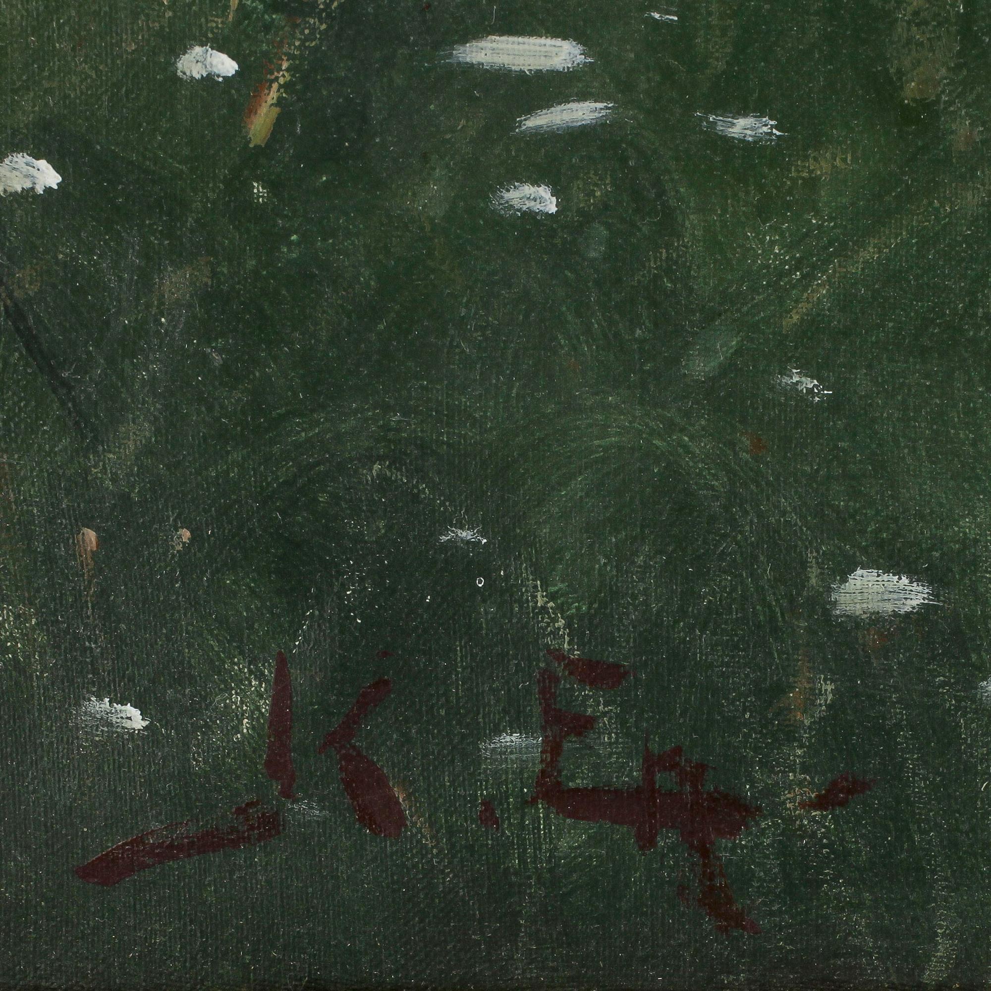 OKÄND KONSTNÄR, olja på duk, monogramsignerad KEA, 1900-talets första hälft.