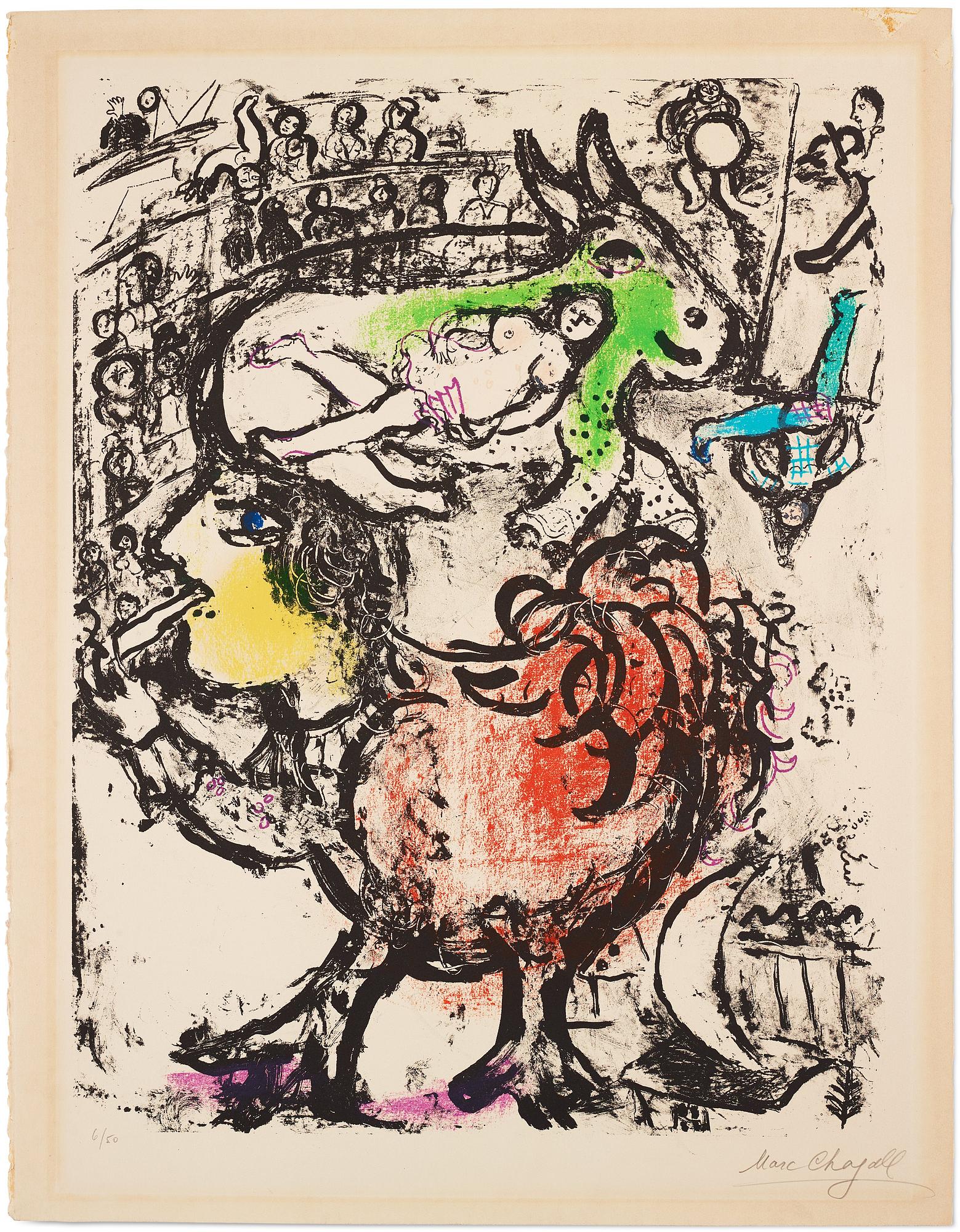 Marc Chagall, "Circus Pirouette".