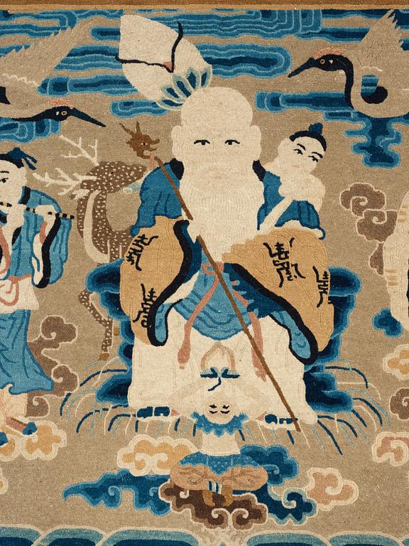 RUG. Semi-antique China. 120.5 x 231,5 cm.
