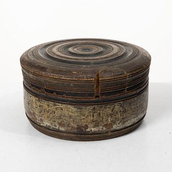 Four boxes, 18th-19th century.
