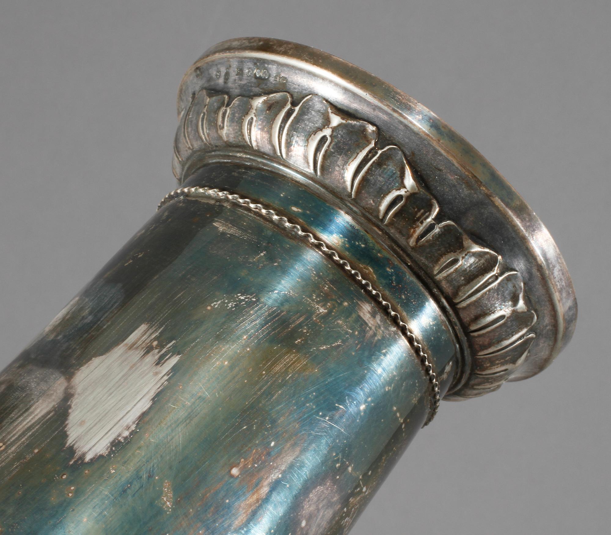 BÄGARE, silver, GAB, Stockholm, 1947, vikt 278 gram.