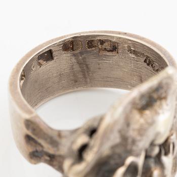 Olle Ohlsson, ring, silver.