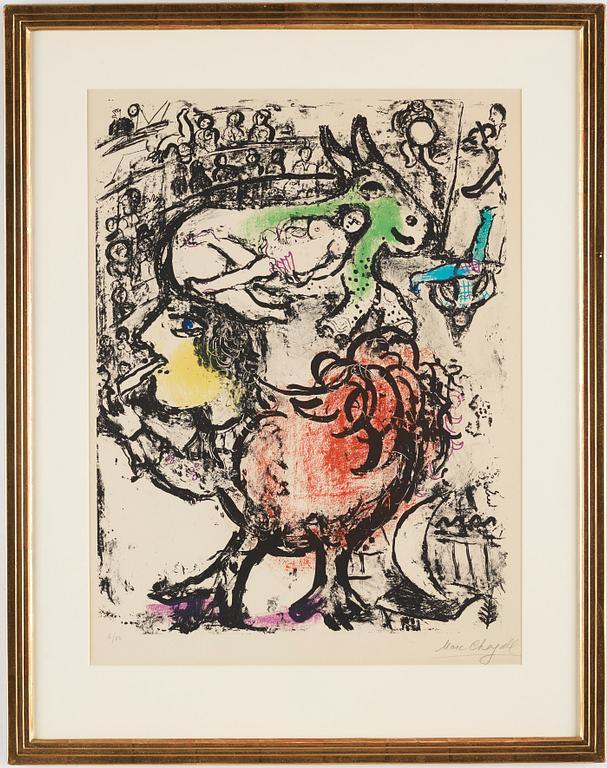 Marc Chagall, "Circus Pirouette".