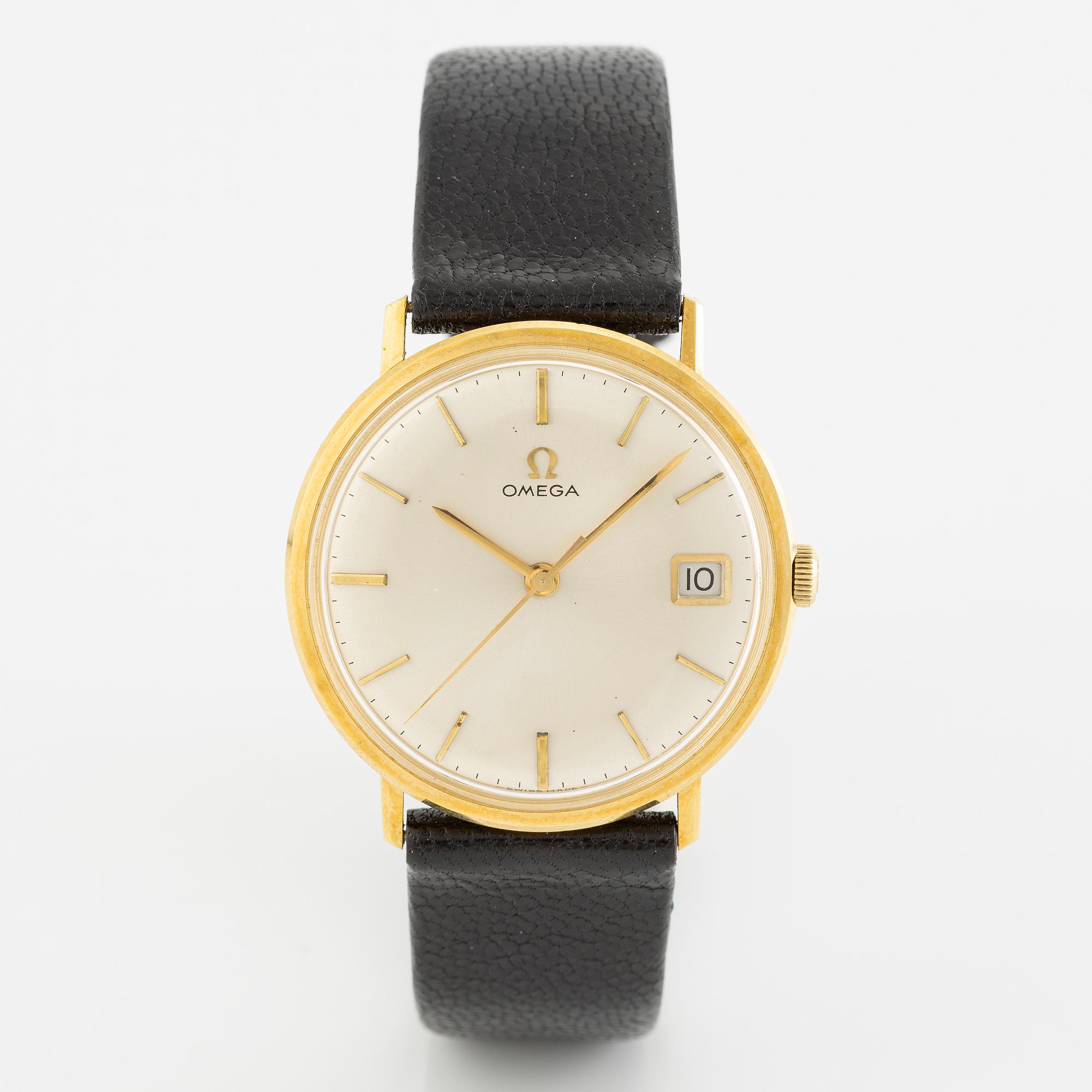 Omega, wristwatch, 33.5 mm.