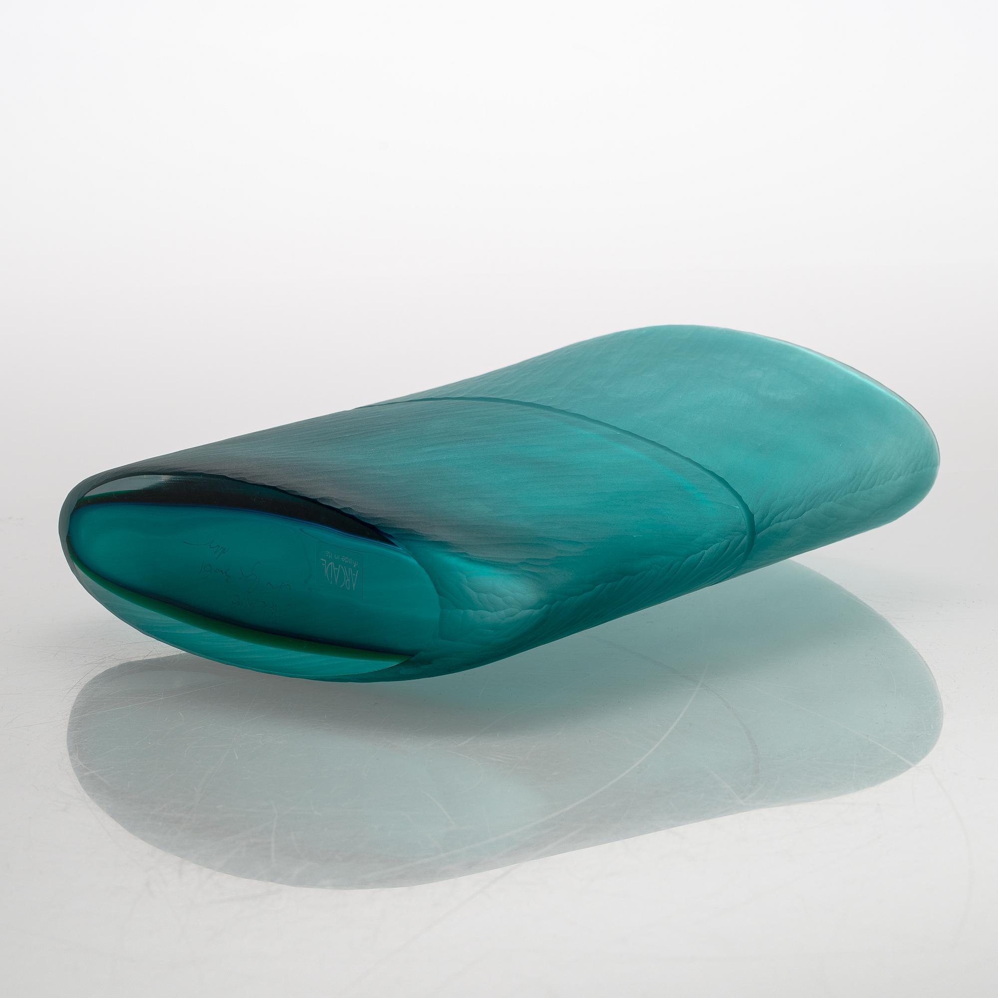 Ivan Baj, konstglas / vas, Arcade, Murano, signerad. Tidigt 2000-tal.