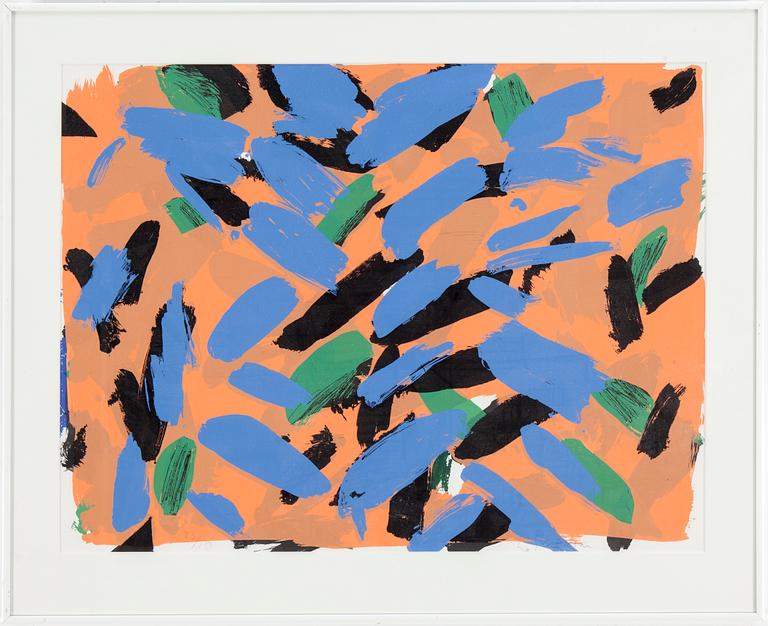 BO SWENSON, silk screen in colours, signed Bo Swenson and numbered 83/150 with pencil.