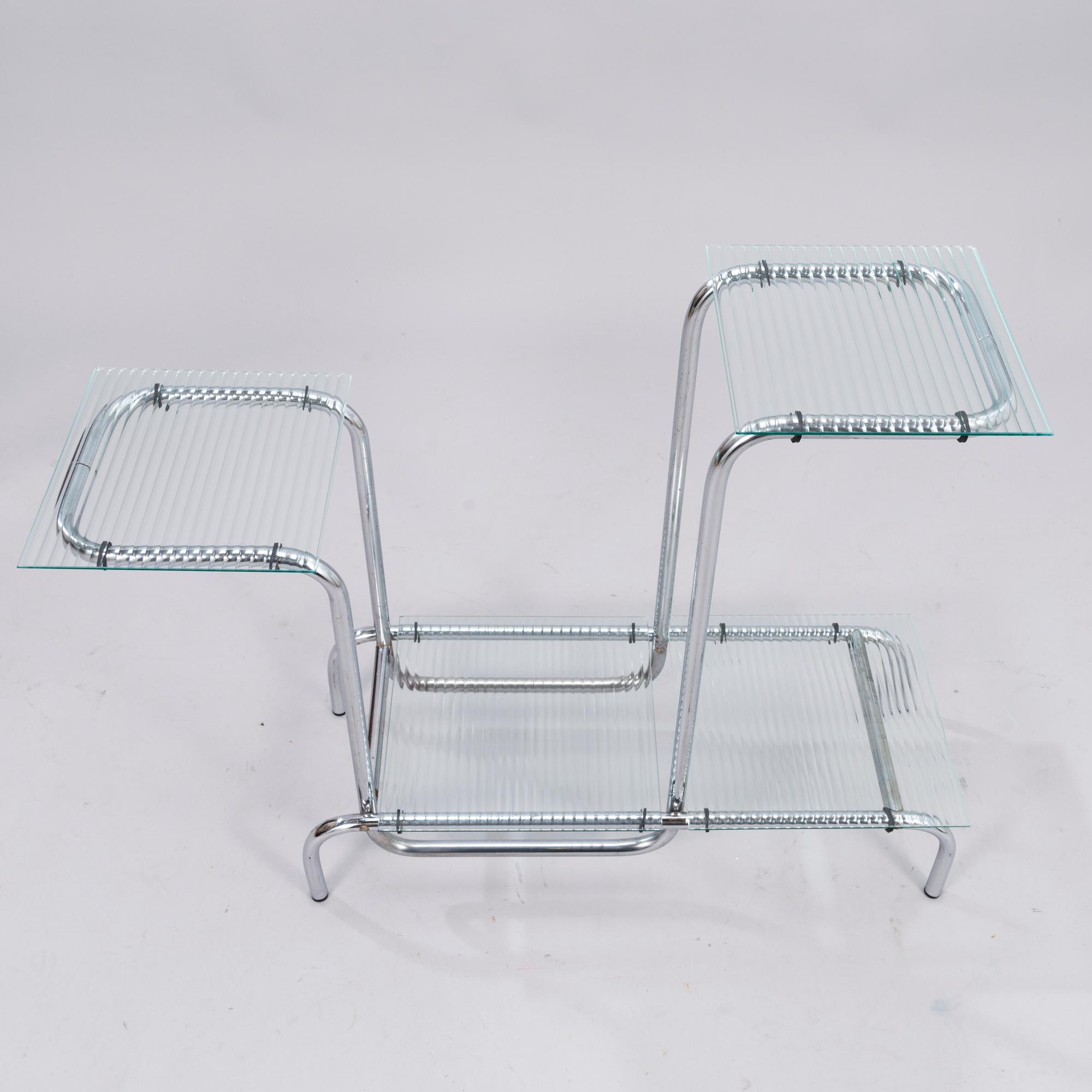 A 1930/1940's glass table / flower table.