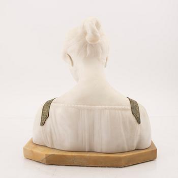 Okänd konstnär 1800/1900-tal , signed alabaster sculpture.