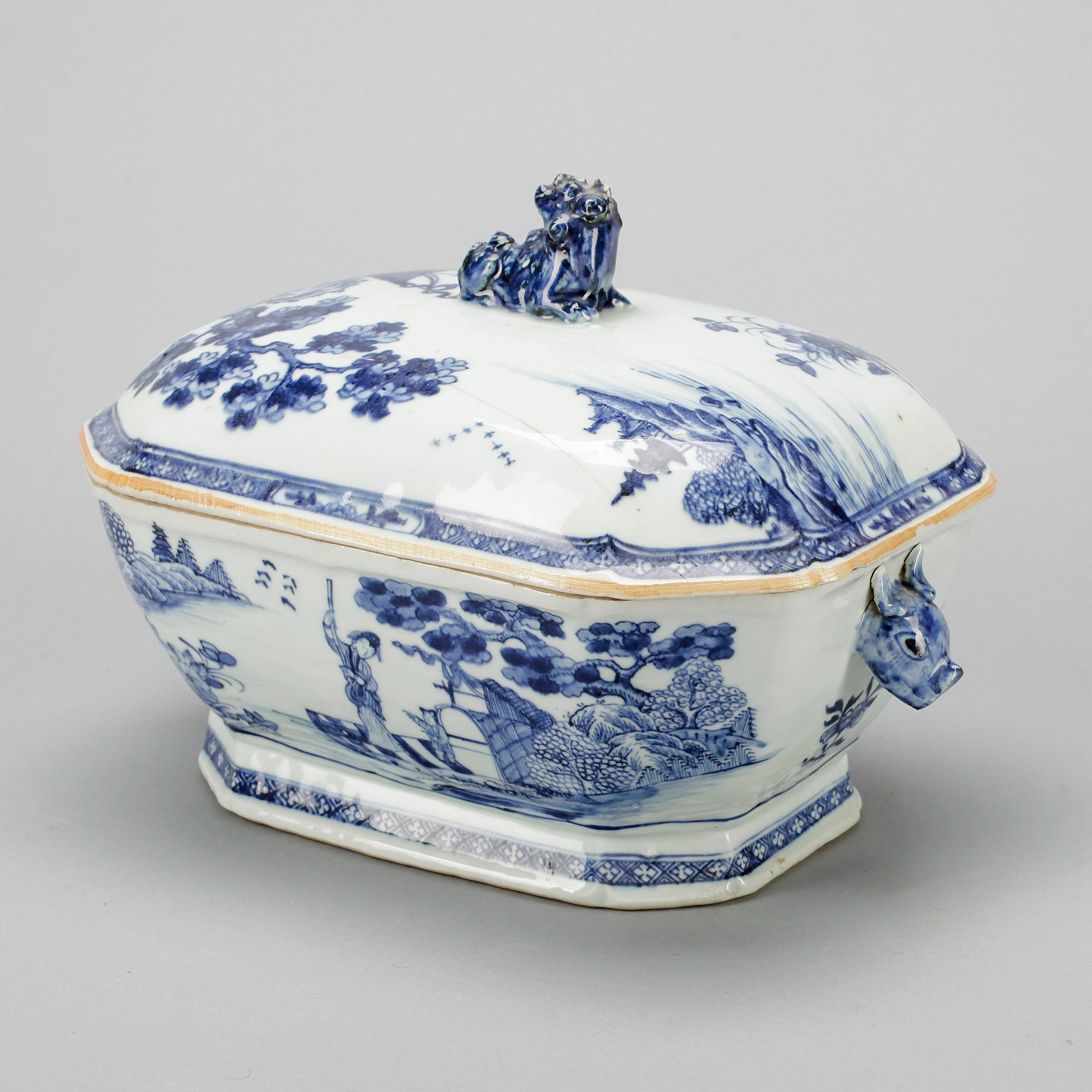 TERRIN, porslin, Kina, Qianlong, 1700-tal.