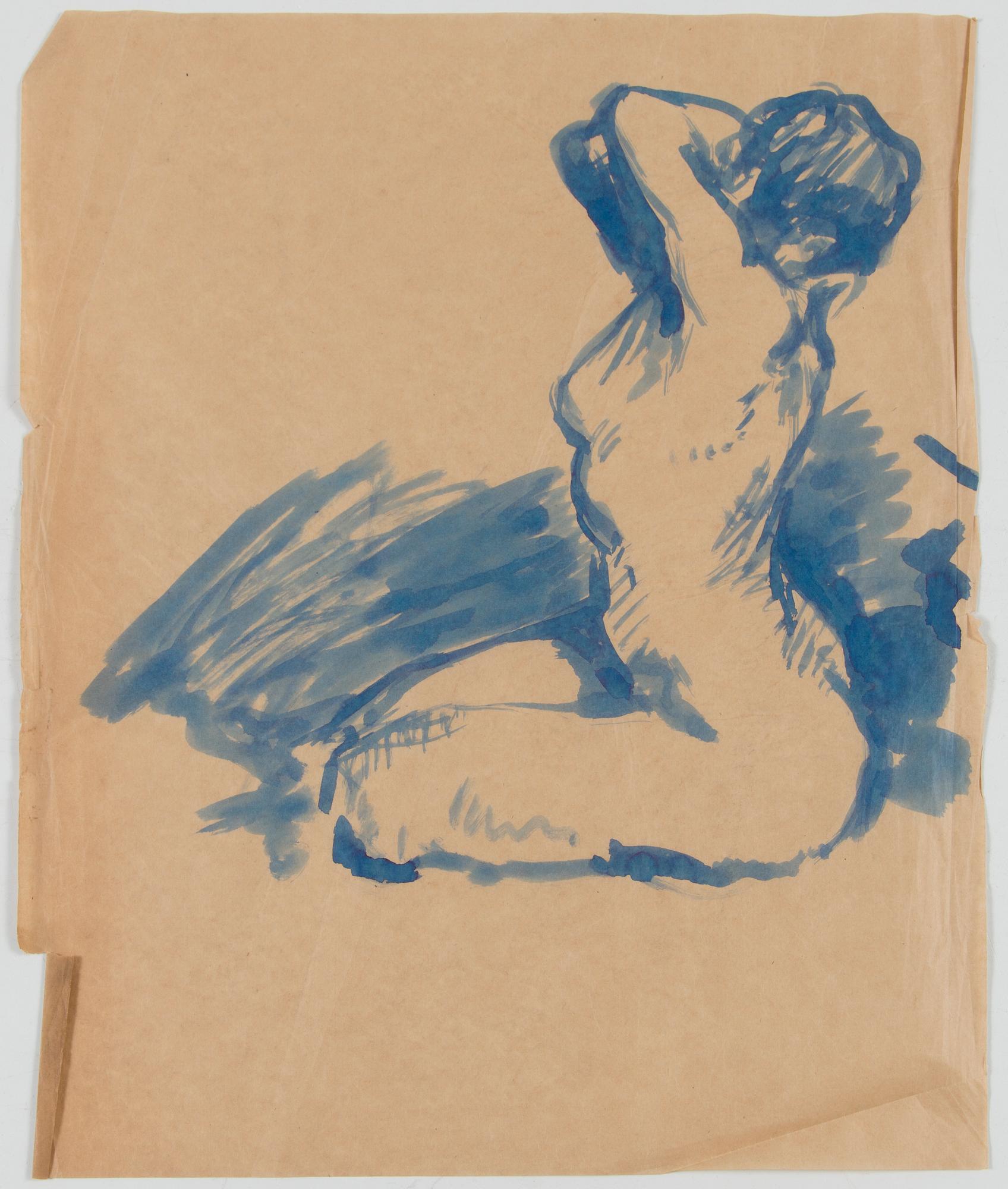 Santeri Salokivi, Nude Studies of Women, 5 pcs.