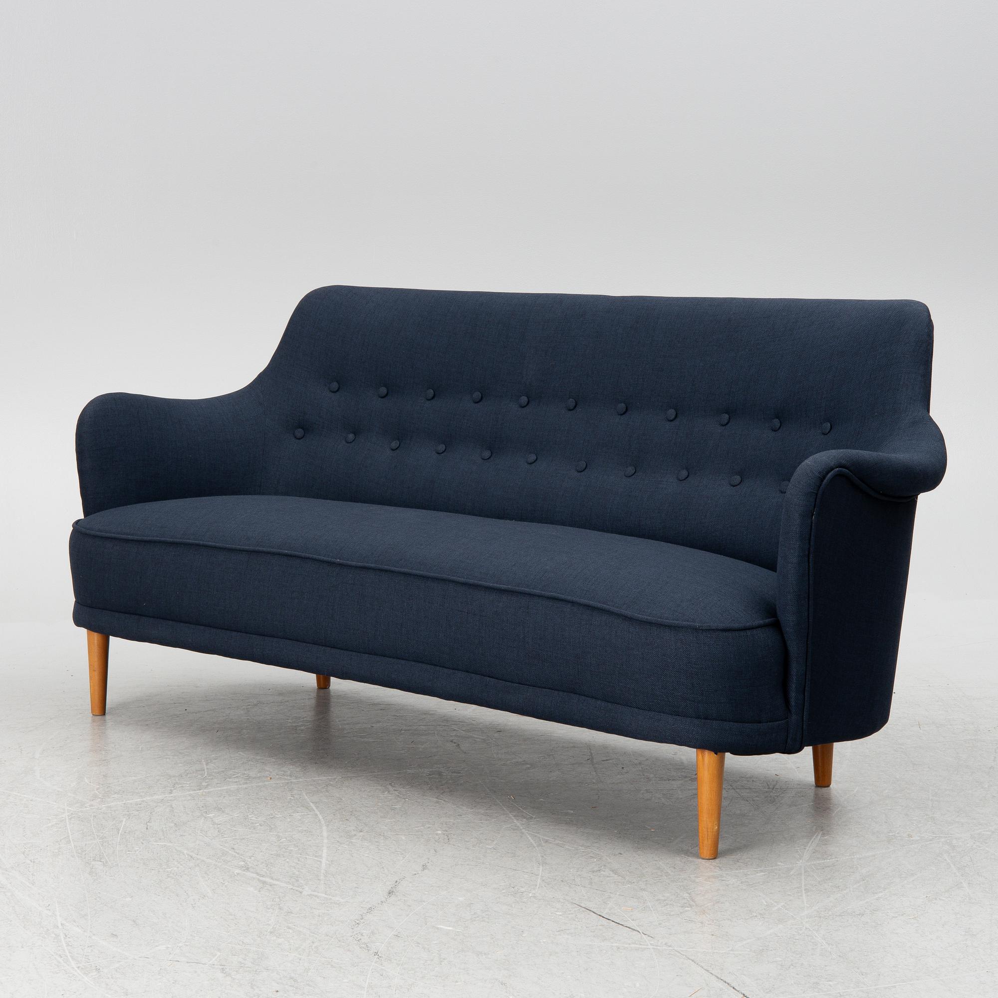 Carl Malmsten, a sofa, "Samsas", OH Sjögren, Tranås, second half of the 20th century.