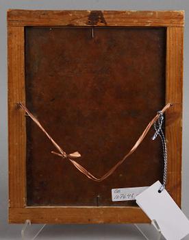 OKÄND KONSTNÄR. Flamländsk skola, olja på koppar, 1600/1700-tal.