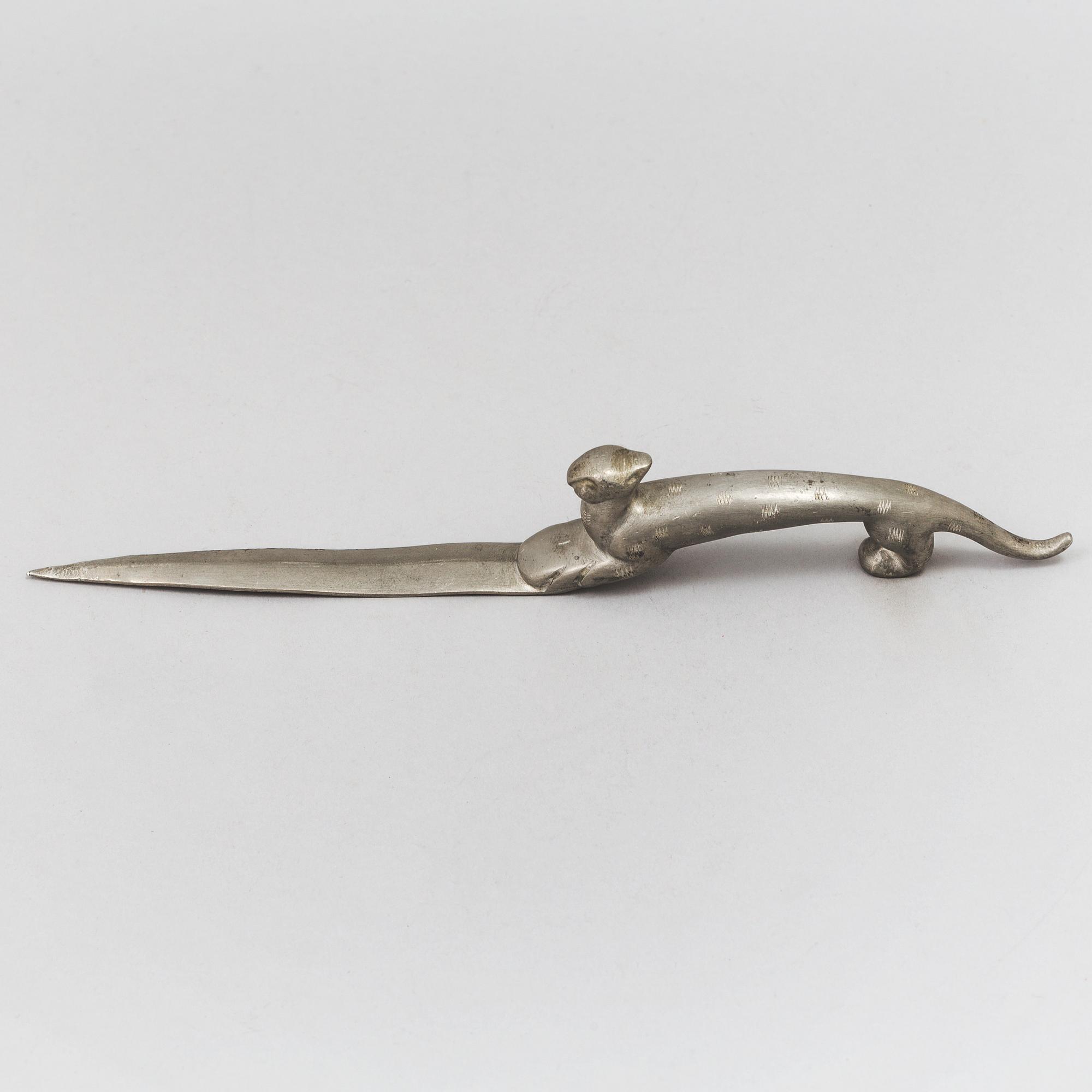 BREVKNIV, tenn, Firma Svenskt Tenn, 1930-tal.