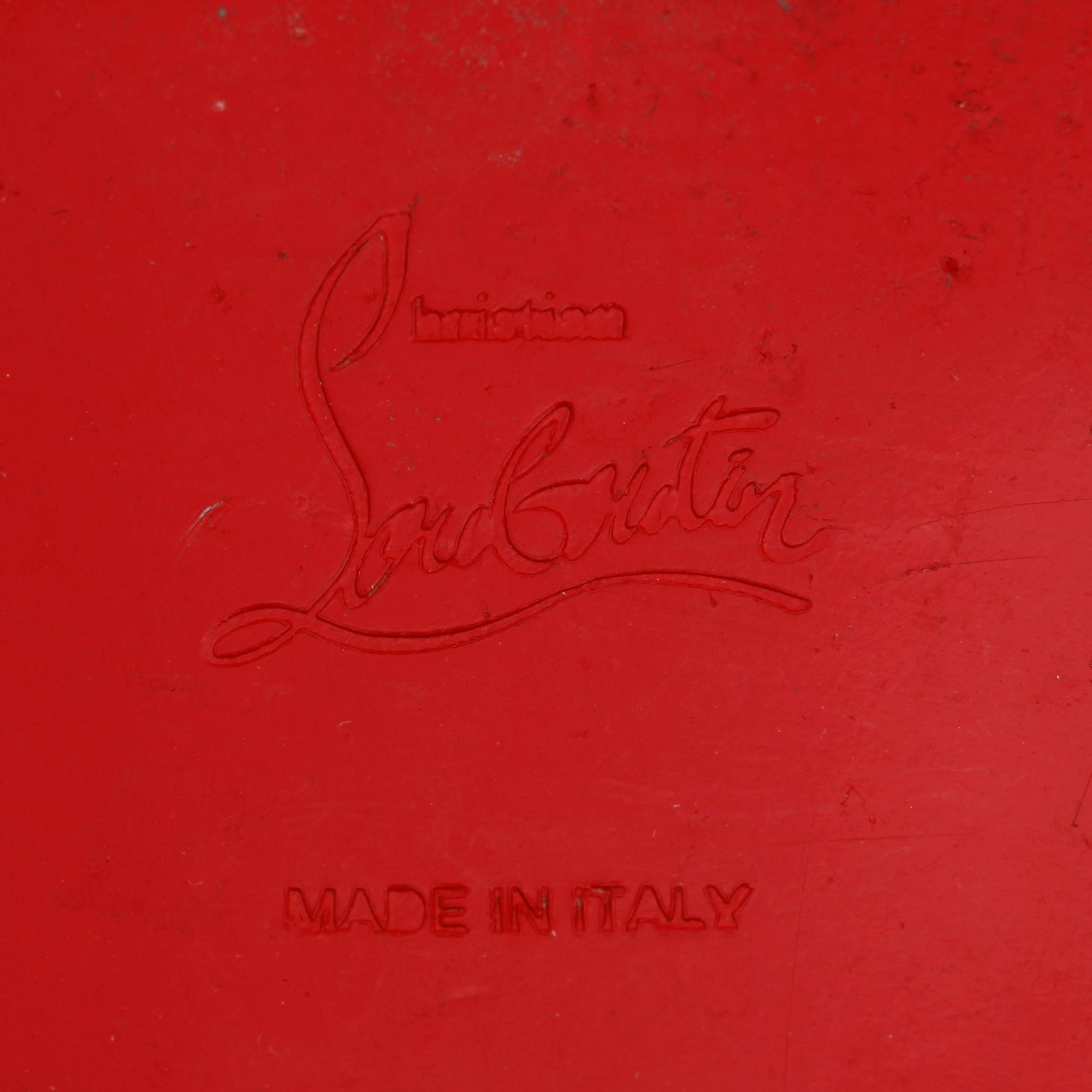 CHRISTIAN LOUBOUTIN, ett par loafers, "Intern". Storlek 36,5.