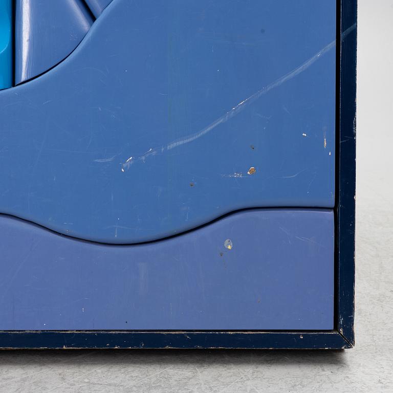 Bertil Vallien, unik relief, Träverkstaden, Boda Glasbruk, 1960-tal.