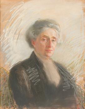 Hilda Flodin, Porträtt av en dam (Troligen Självporträtt).
