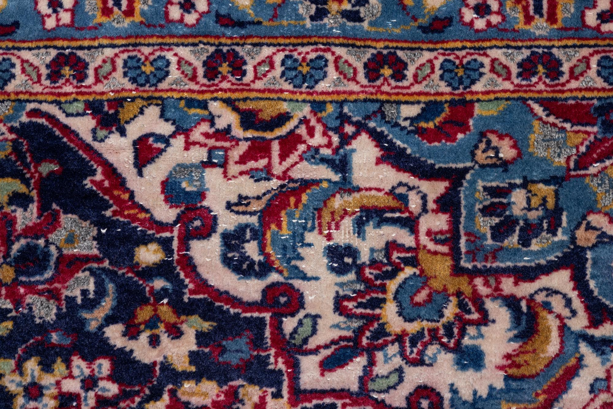 A Keshan carpet, c. 403 x 290 cm.