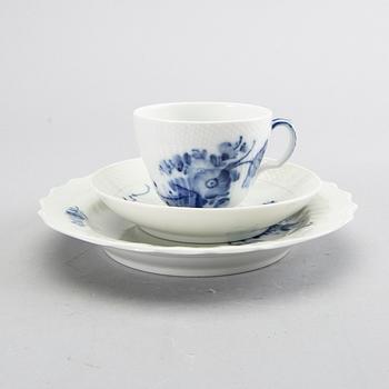 ROYAL COPENHAGEN, "Blå Blomst", kaffeservis, porslin, Danmark, 50 dlr.