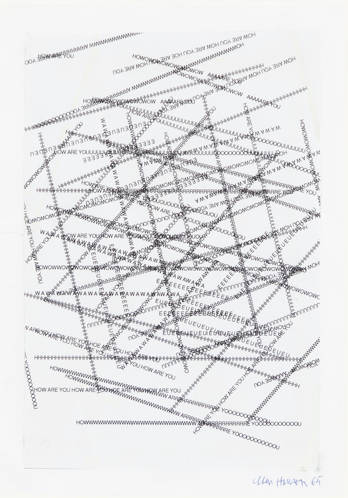 Sten Hanson, "How are you?".