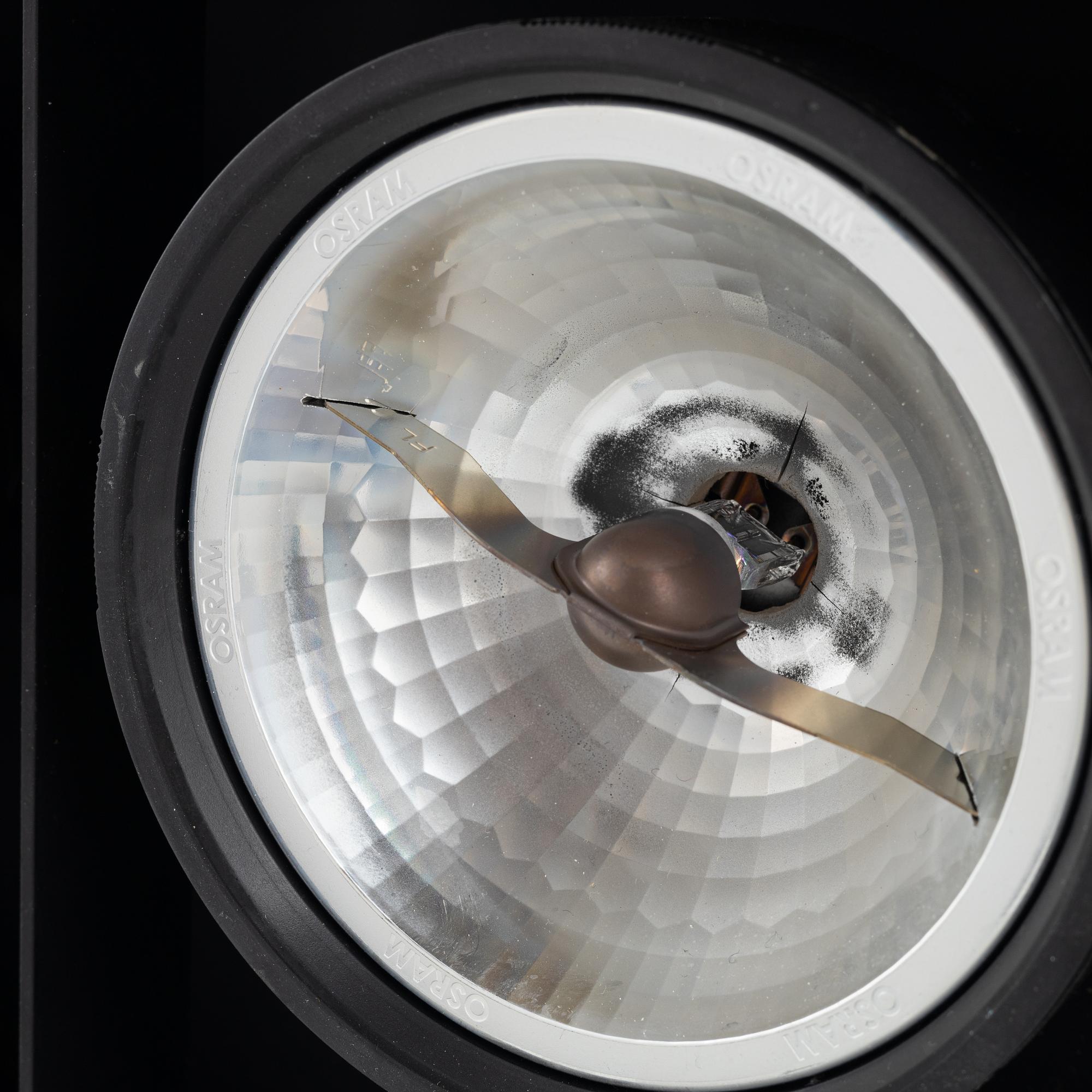 Taklampor, 3 st, Flos, "compass box", 2000-tal.