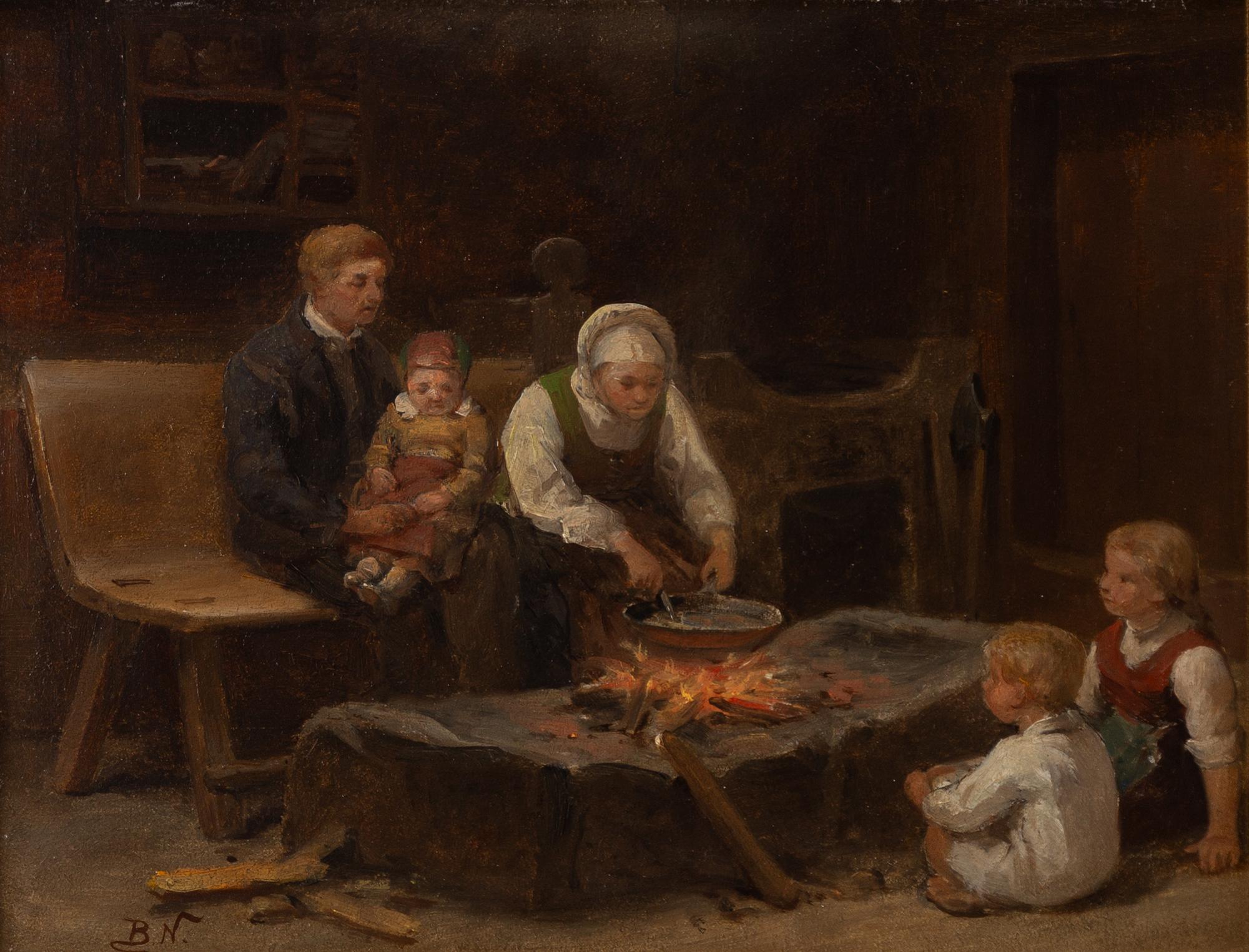 Bengt Nordenberg, By the Hearth.