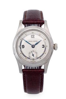 ARMBANDSUR, unisex. Rolex Oyster stål 1940-tal. Diameter 30 mm.