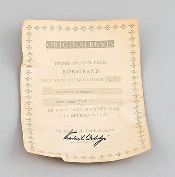 SKÅL, stengods, Carl-Harry Stålhane, Rörstrand, signerad och daterad -60.