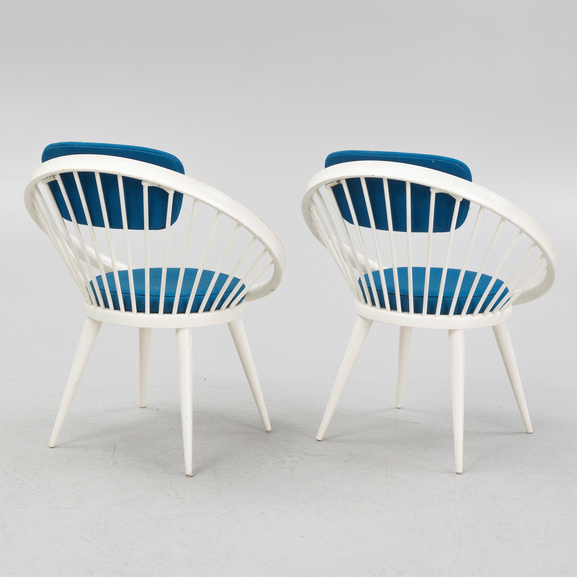 Fåtöljer, ett par, Gessef, italien, 1950/60-tal.