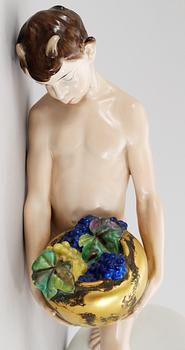 An Albert Caasman porcelain figure, Rosenthal, Germany, circa 1912.