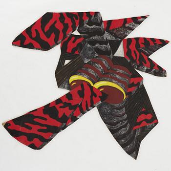 Petter Zennström, oil on paper and board, signed.