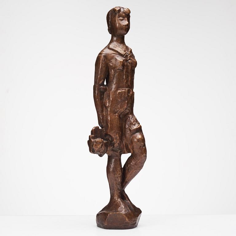 MARTIN HOLMGREN, bronze sculpture, signed MH and dated -56.