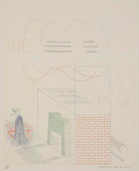 473. David Hockney, "The Buzzing of the Blue Guitar", ur: The Blue Guitar.