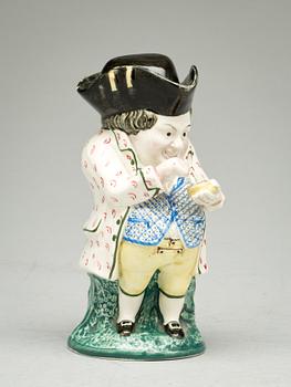 SNUSFLASKA, flintgods. Rörstrand. 1800-tal.