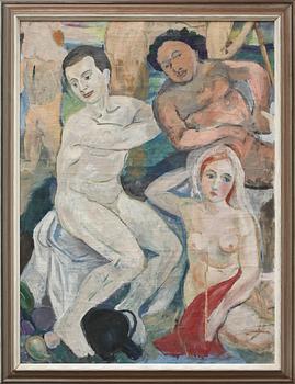 ARVID FOUGSTEDT, olja på duk, sign a tergo.