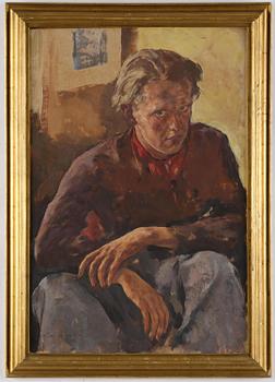 Lotte Laserstein, Portrait of Louis Hahne.