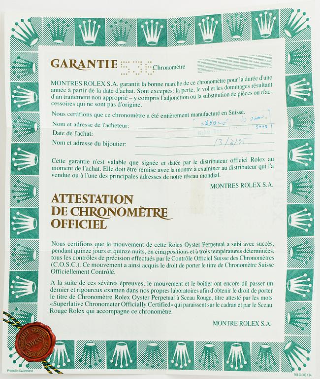 ROLEX, Oyster Perpetual Datejust, wristwatch, 25 mm.