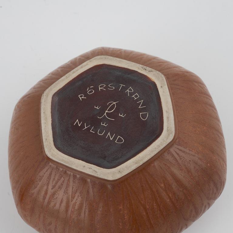 Gunnar Nylund, a lidded jar, Rörstrand.