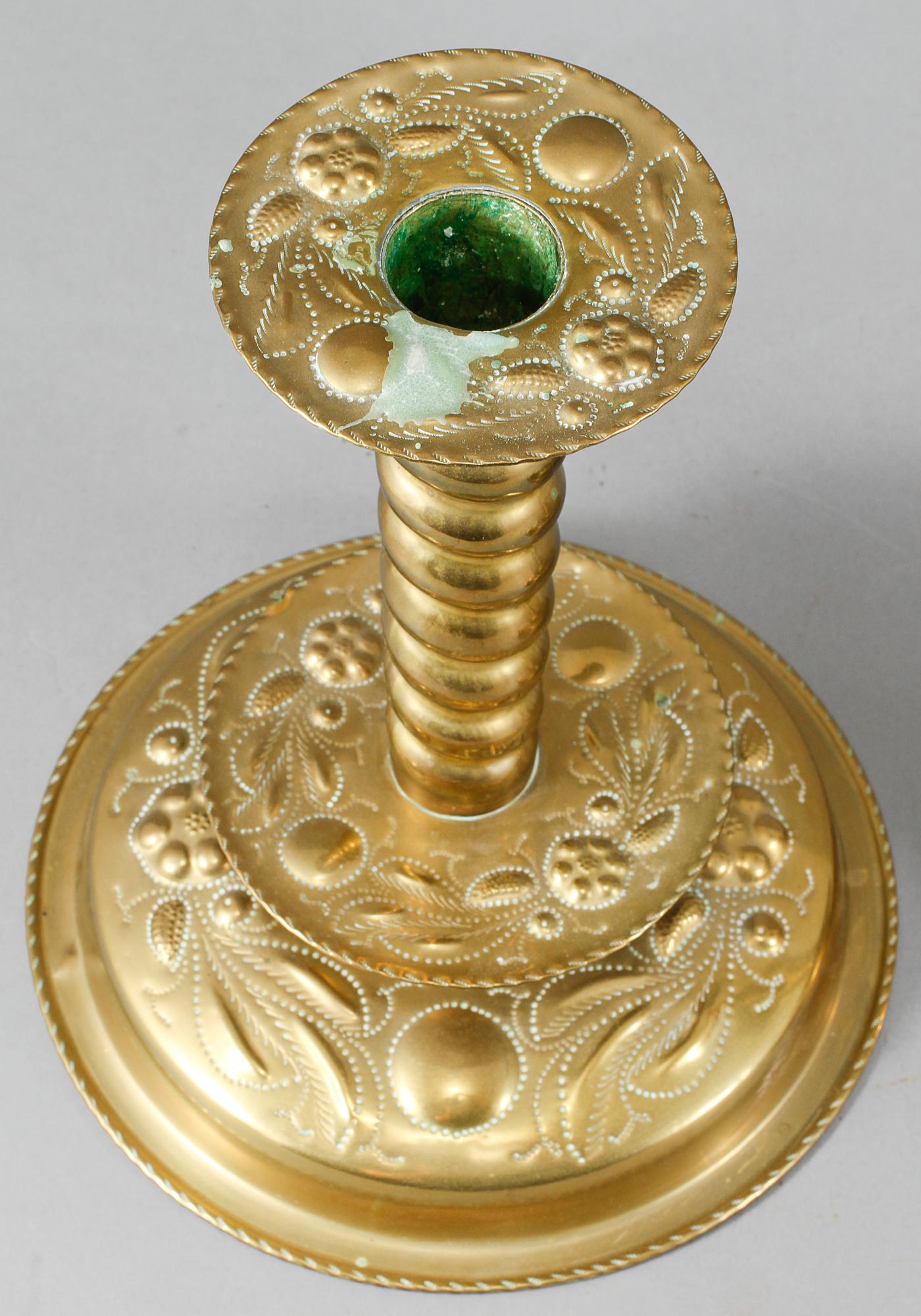 LJUSSTAKAR, ett par, barockstil, 1900-tal.