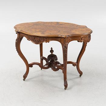 A rococo style center table, second half of the 19th Century.