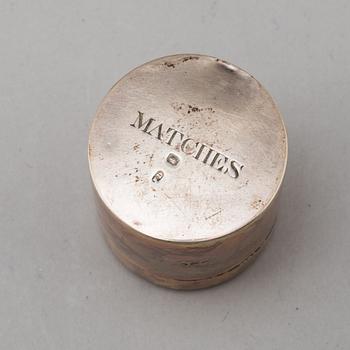 SAMLING SILVERFÖREMÅL, 5 stycken, bland annat Cornelius Saunders & Francis Shepard, Birmingham, England, 1897.