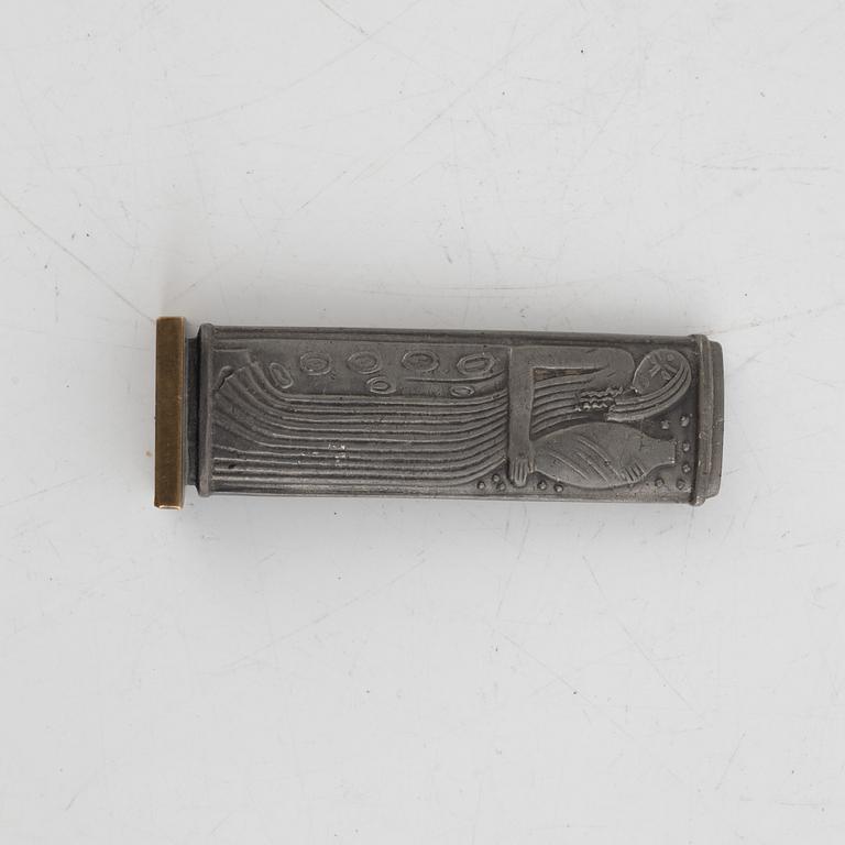 Sylvia Stave, brevkniv samt sigillstamp, 1900-talets första hälft, CG Hallberg.