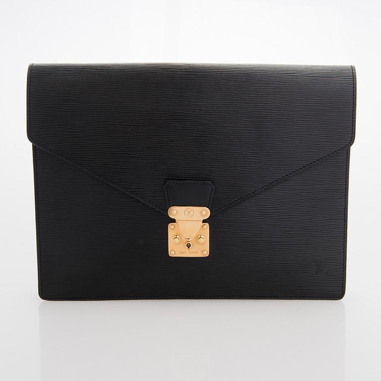 Louis Vuitton, Epi Leather 'Porte Documents Senateur' clutch.
