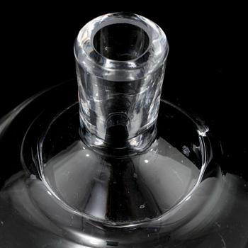 VAS, glas "Äpplet", Ingeborg Lundin, Orrefors, 1900-talets andra hälft.